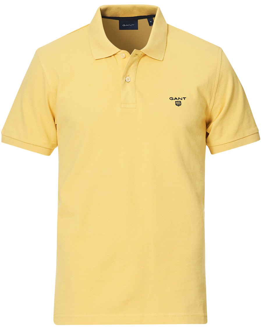 Herr | Pikéer | GANT | The Summer Polo Banana Yellow