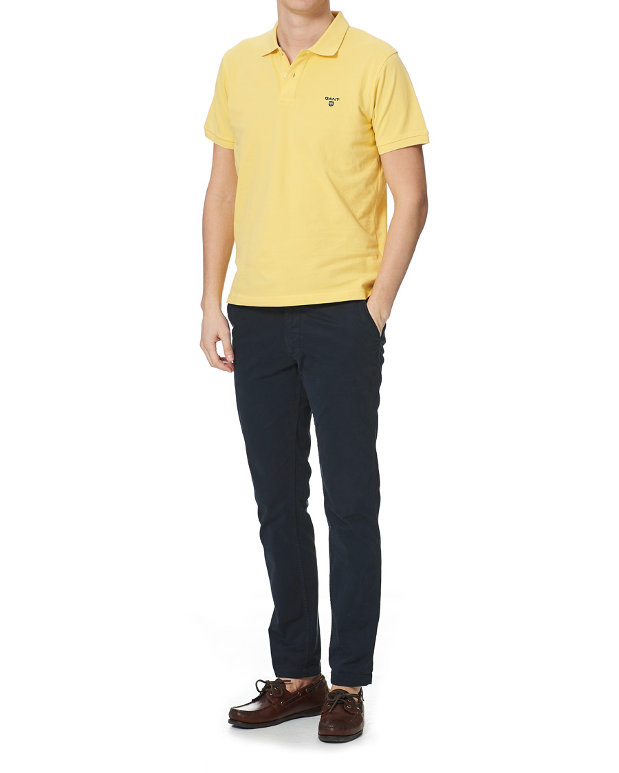 Herr | Pikéer | GANT | The Summer Polo Banana Yellow