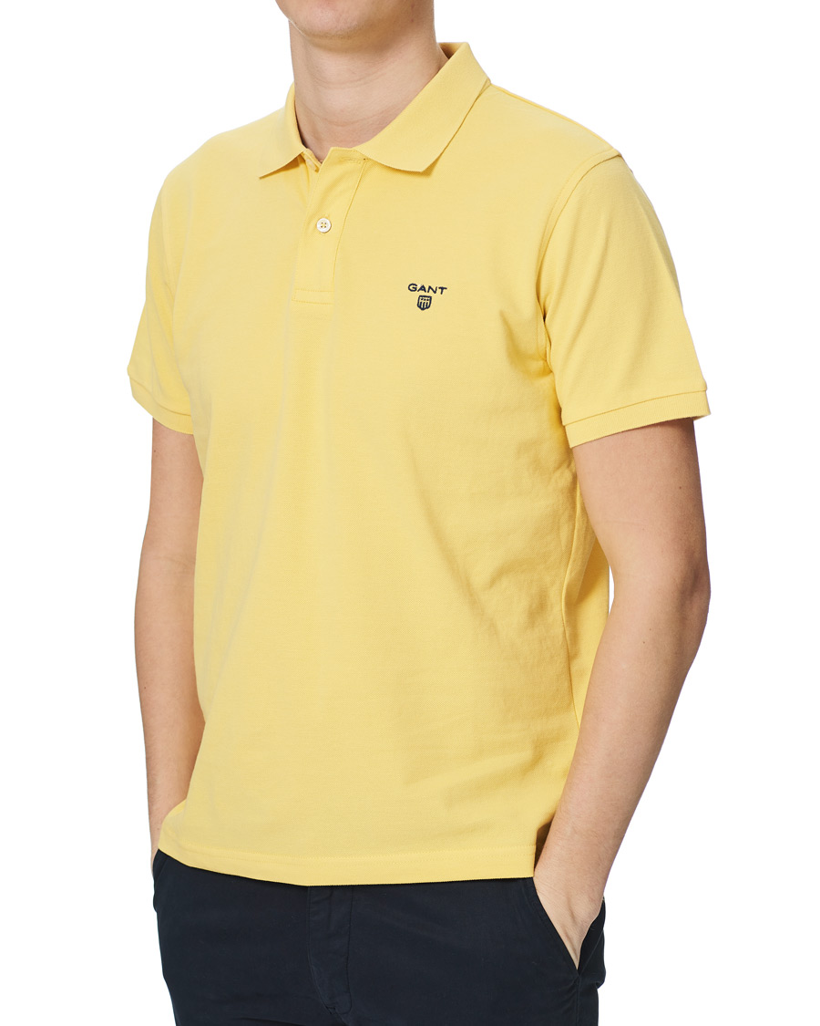 Herr | Pikéer | GANT | The Summer Polo Banana Yellow