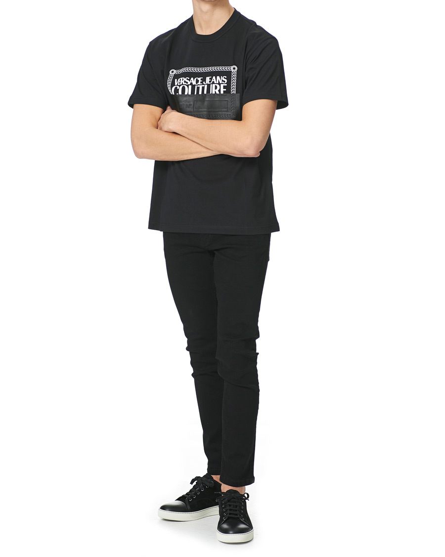 Herr | T-Shirts | Versace Jeans Couture | Piece Nr Tape T-Shirt Black