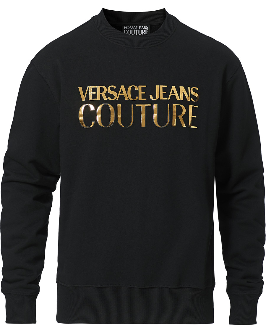Herr | Tröjor | Versace Jeans Couture | Logo Mirror Sweatshirt Black