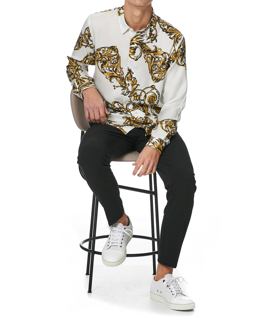 Herr | Skjortor | Versace Jeans Couture | Garland Print Shirt White