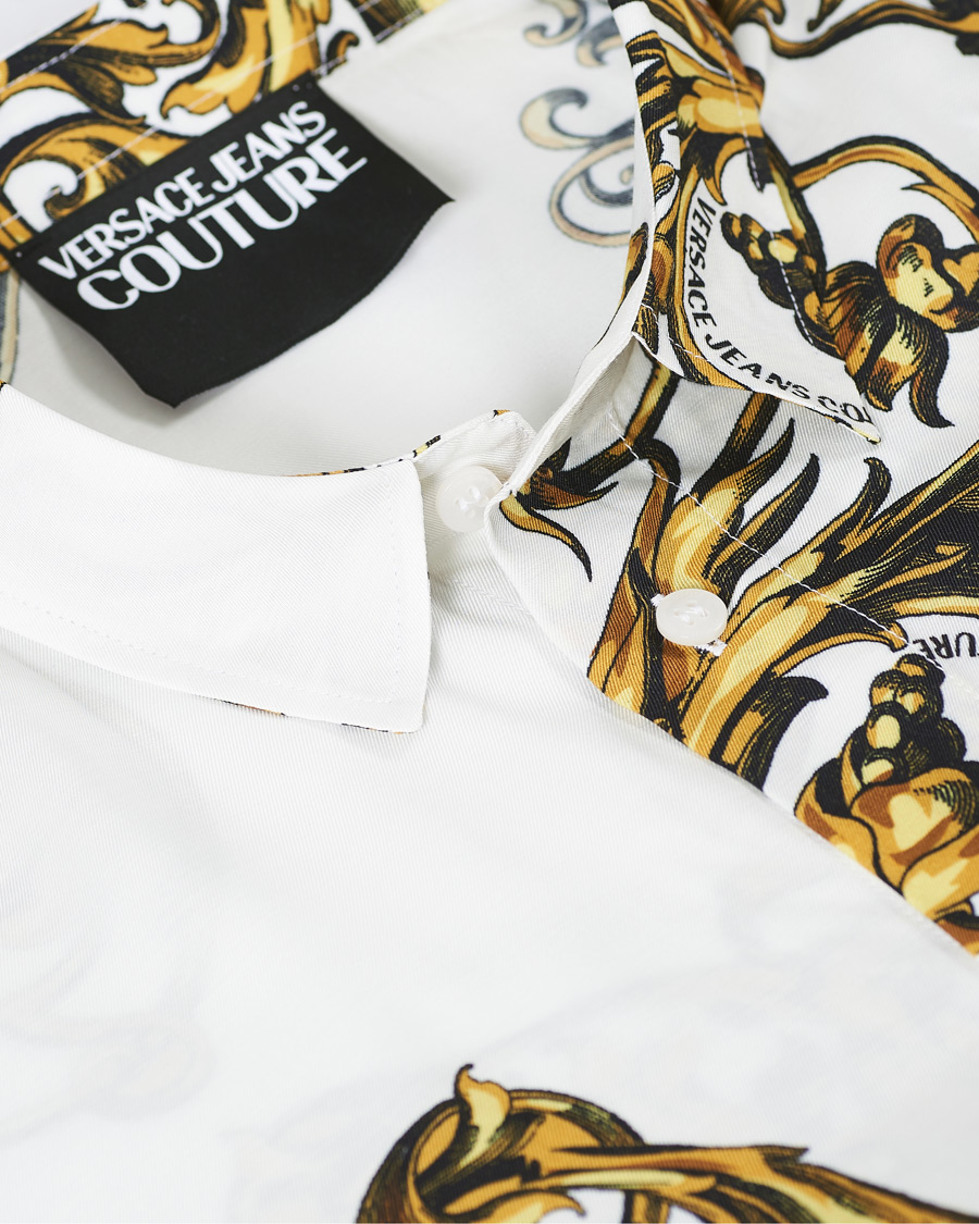 Herr | Skjortor | Versace Jeans Couture | Garland Print Shirt White