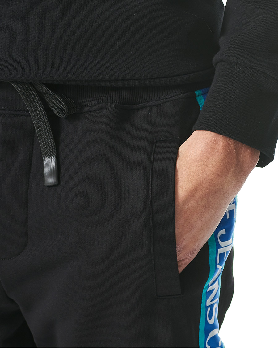 Herr | Byxor | Versace Jeans Couture | Tape Logo Sweatpants Black