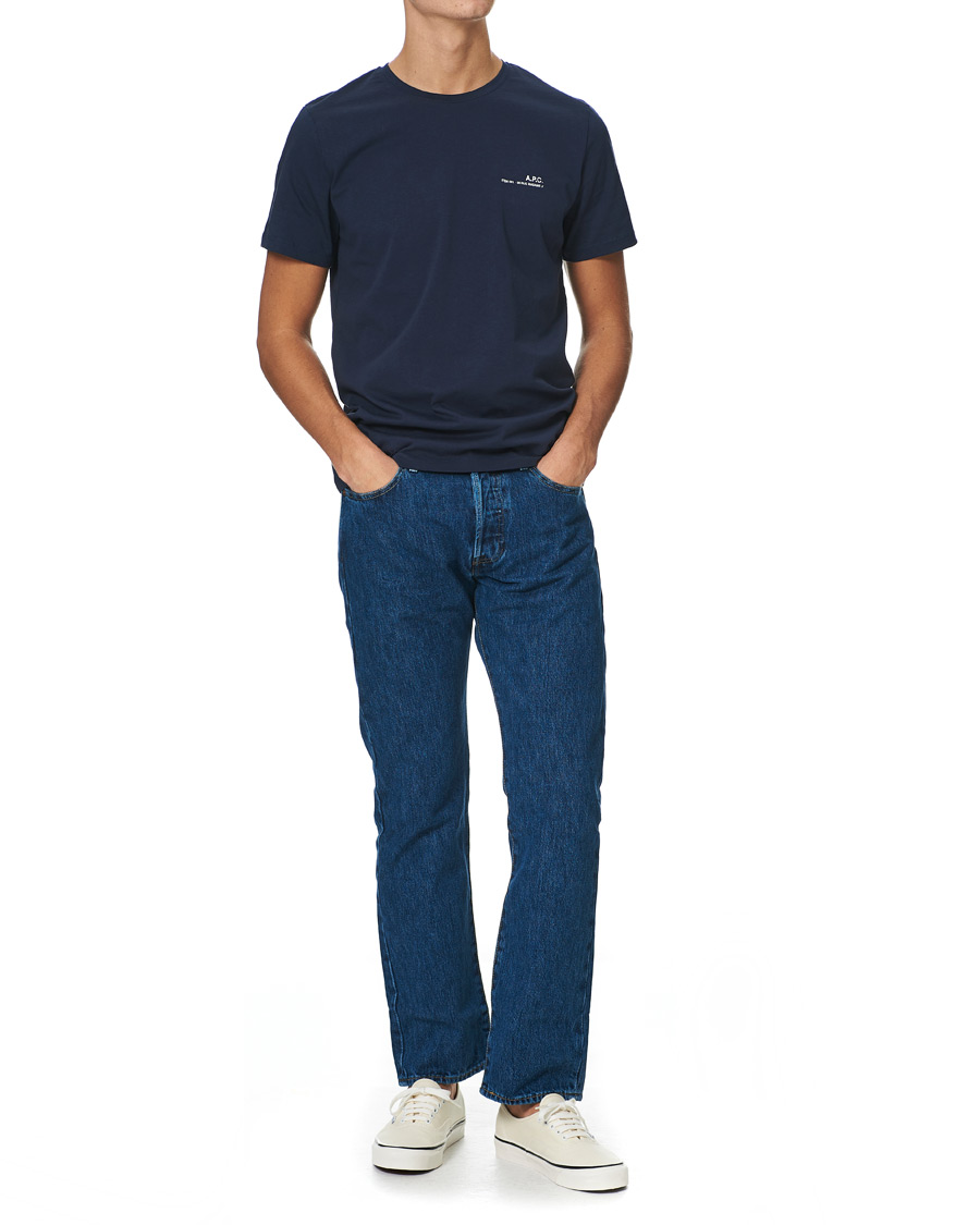 Herr | T-Shirts | A.P.C. | Item Short Sleeve Tee Navy