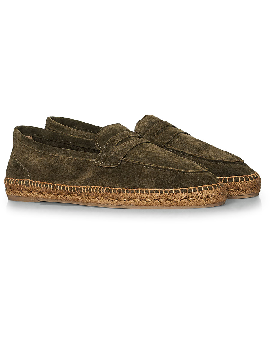 Herr | Castañer Nacho Casual Suede Loafers Musgo | Castañer | Nacho Casual Suede Loafers Musgo