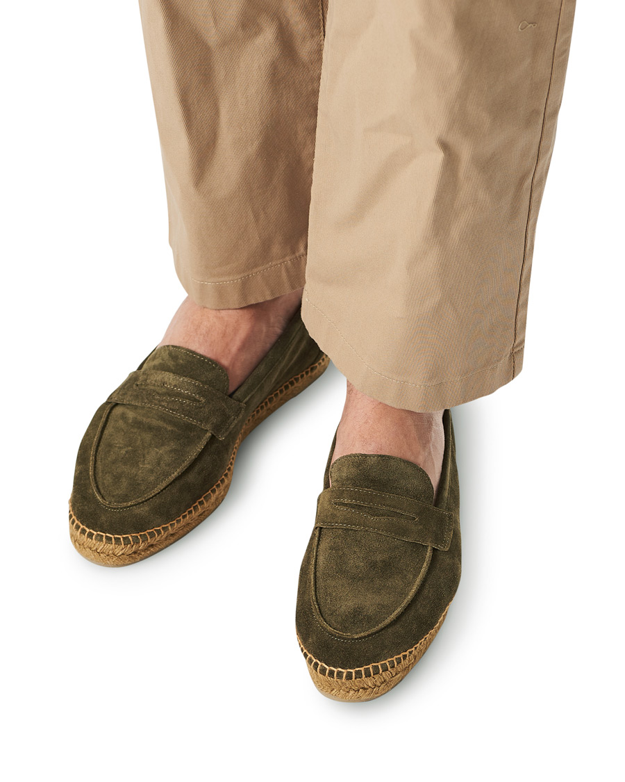 Herr | Castañer Nacho Casual Suede Loafers Musgo | Castañer | Nacho Casual Suede Loafers Musgo