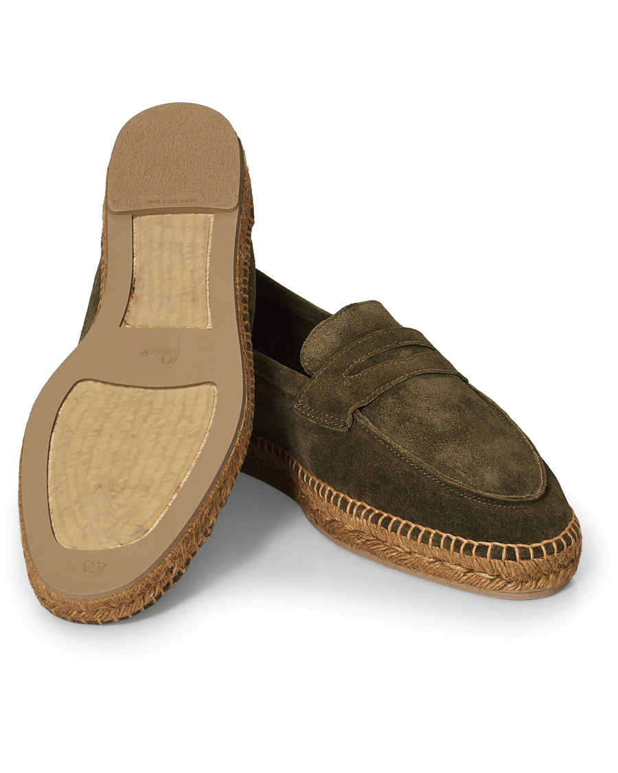 Herr | Castañer Nacho Casual Suede Loafers Musgo | Castañer | Nacho Casual Suede Loafers Musgo