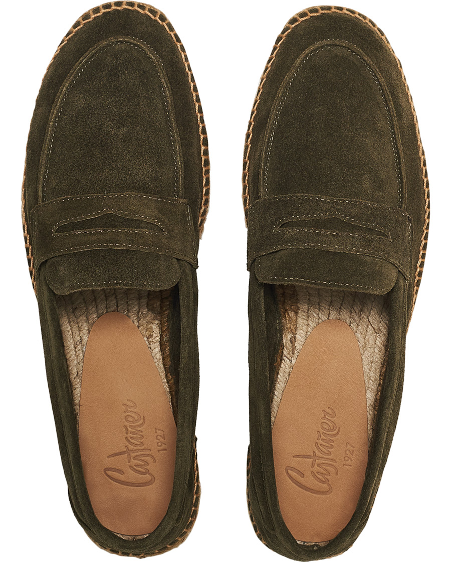 Herr | Castañer Nacho Casual Suede Loafers Musgo | Castañer | Nacho Casual Suede Loafers Musgo