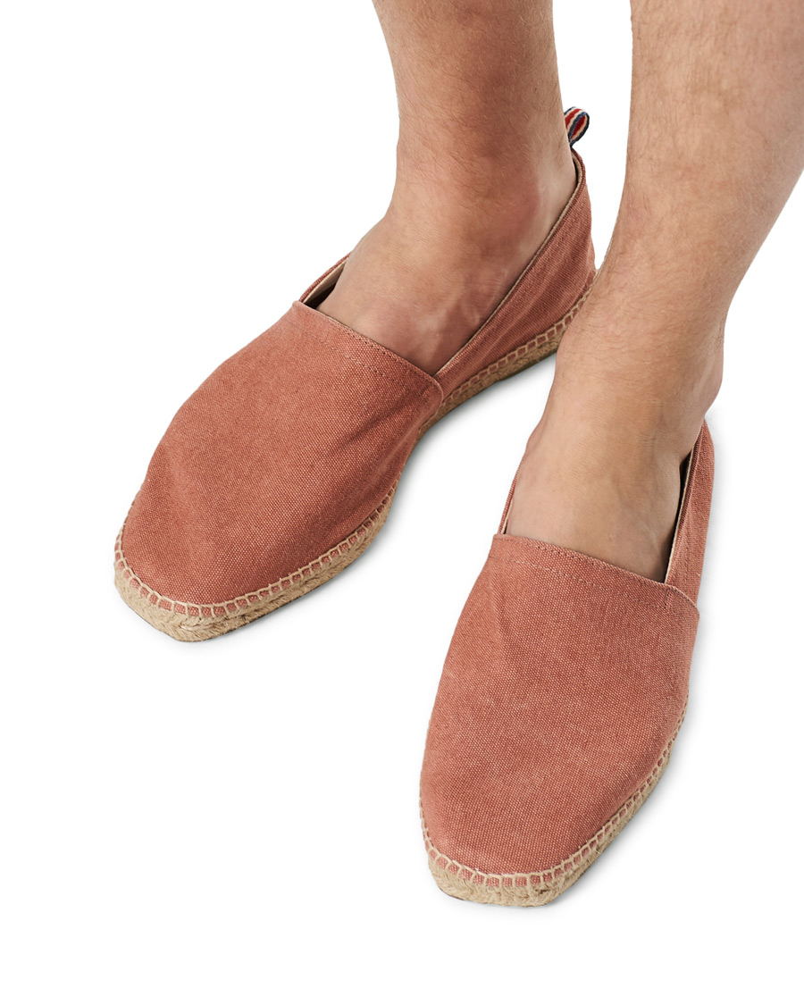 Herr | Castañer Pablo Washed Canvas Espadrilles Rosa Oscuro | Castañer | Pablo Washed Canvas Espadrilles Rosa Oscuro