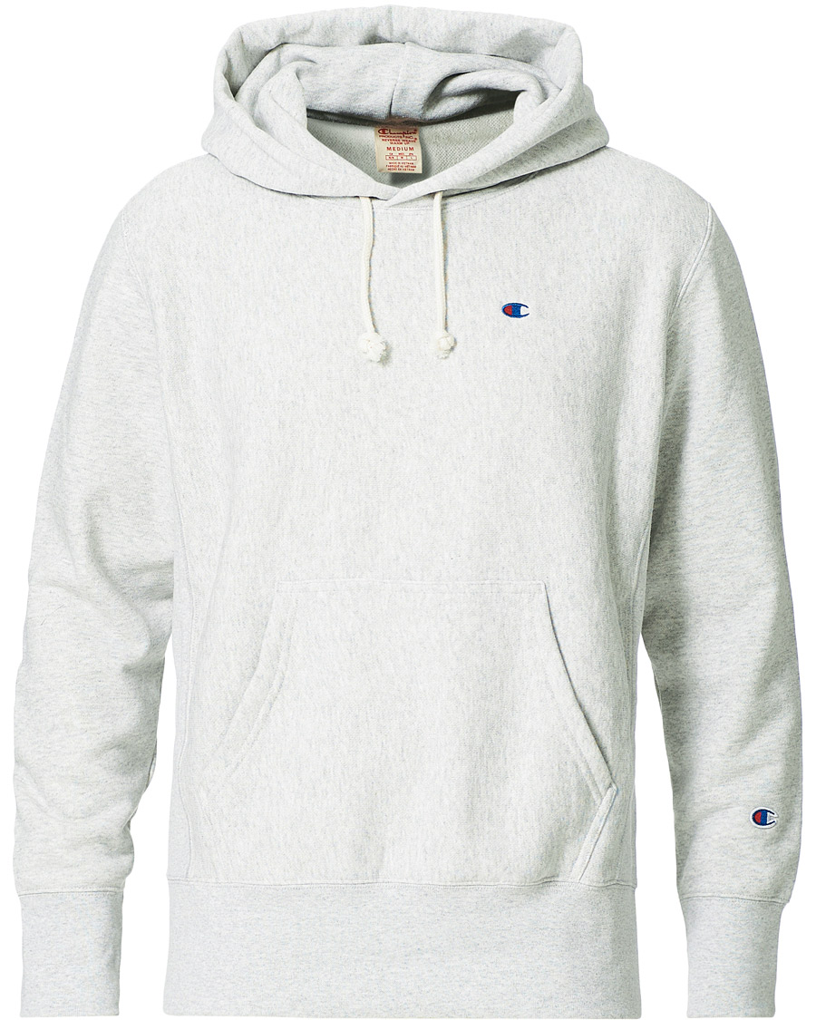 Herr | Tröjor | Champion | Reverse Weave Soft Fleece Hood Gray Melange
