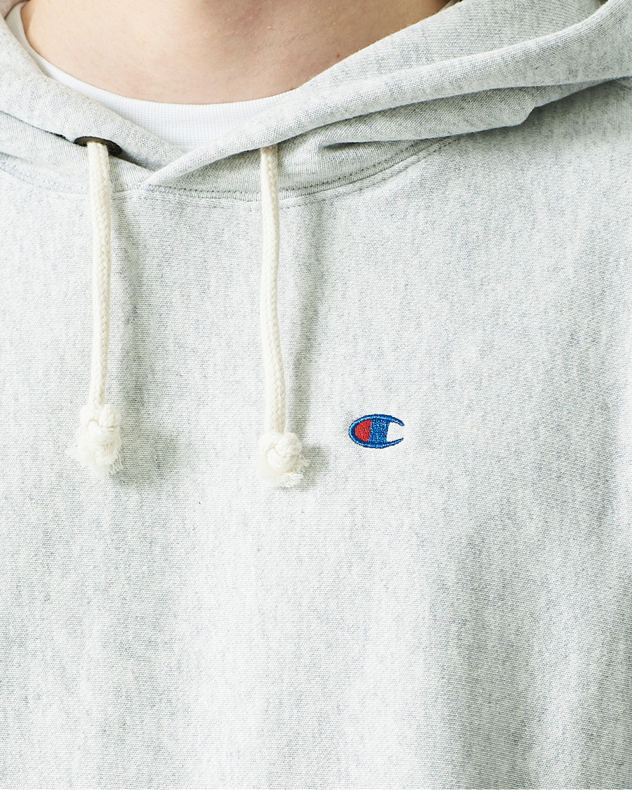 Herr | Tröjor | Champion | Reverse Weave Soft Fleece Hood Gray Melange