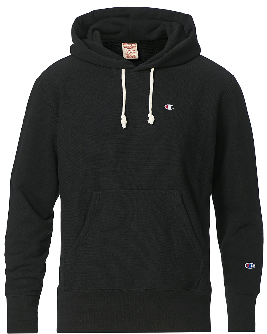 Herr | Tröjor | Champion | Reverse Weave Soft Fleece Hood Black Beauty
