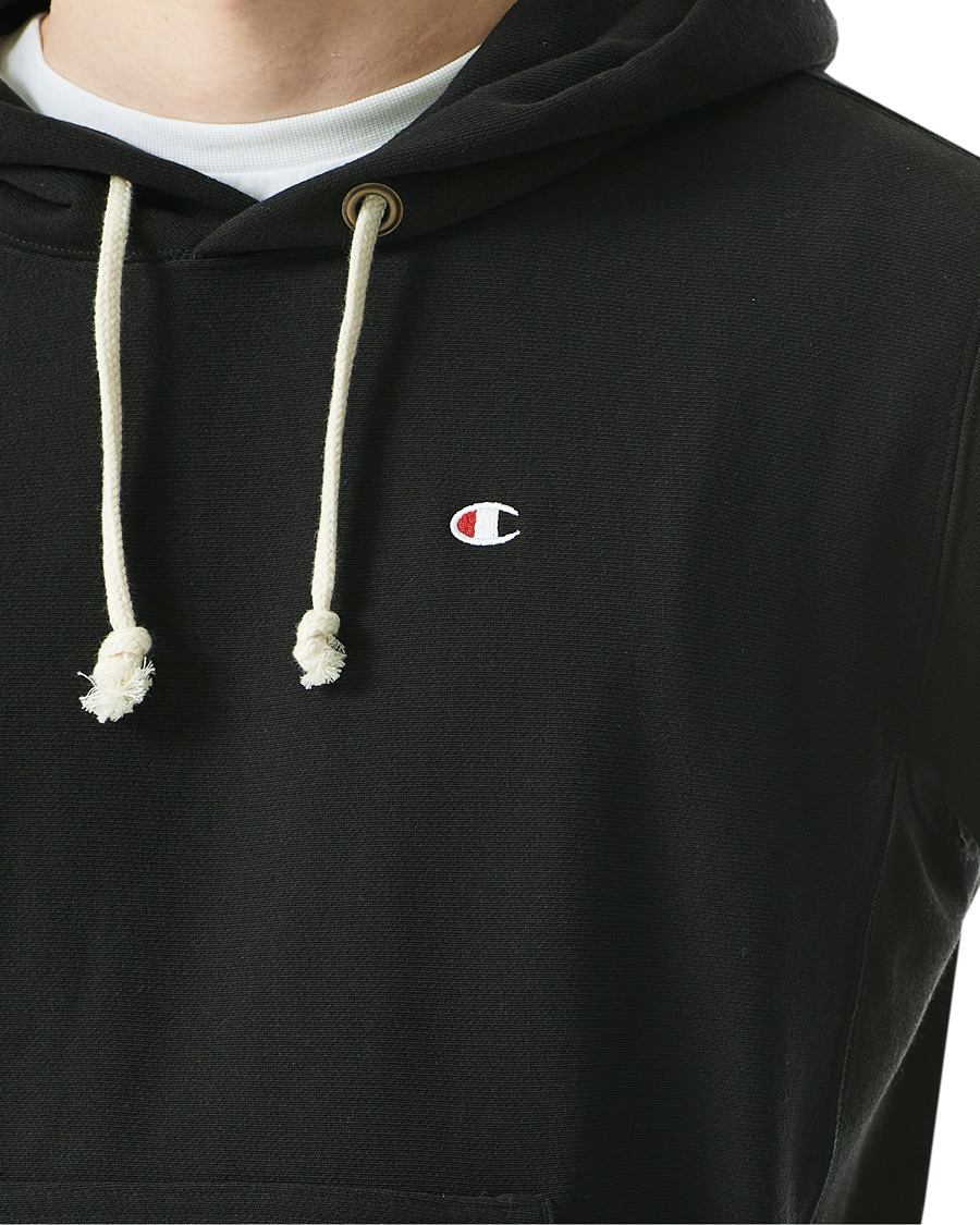 Herr | Tröjor | Champion | Reverse Weave Soft Fleece Hood Black Beauty
