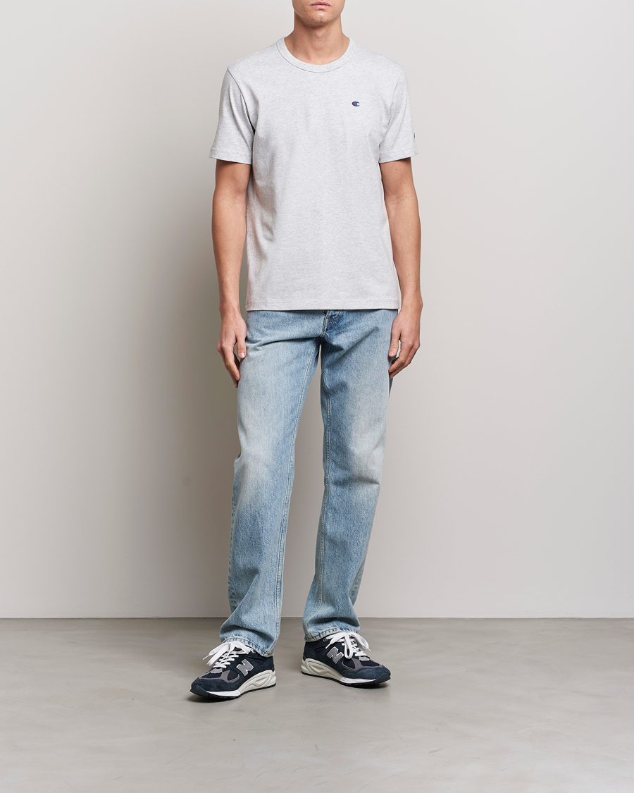Herr | T-Shirts | Champion | Athletic Jersey Tee Grey Melange