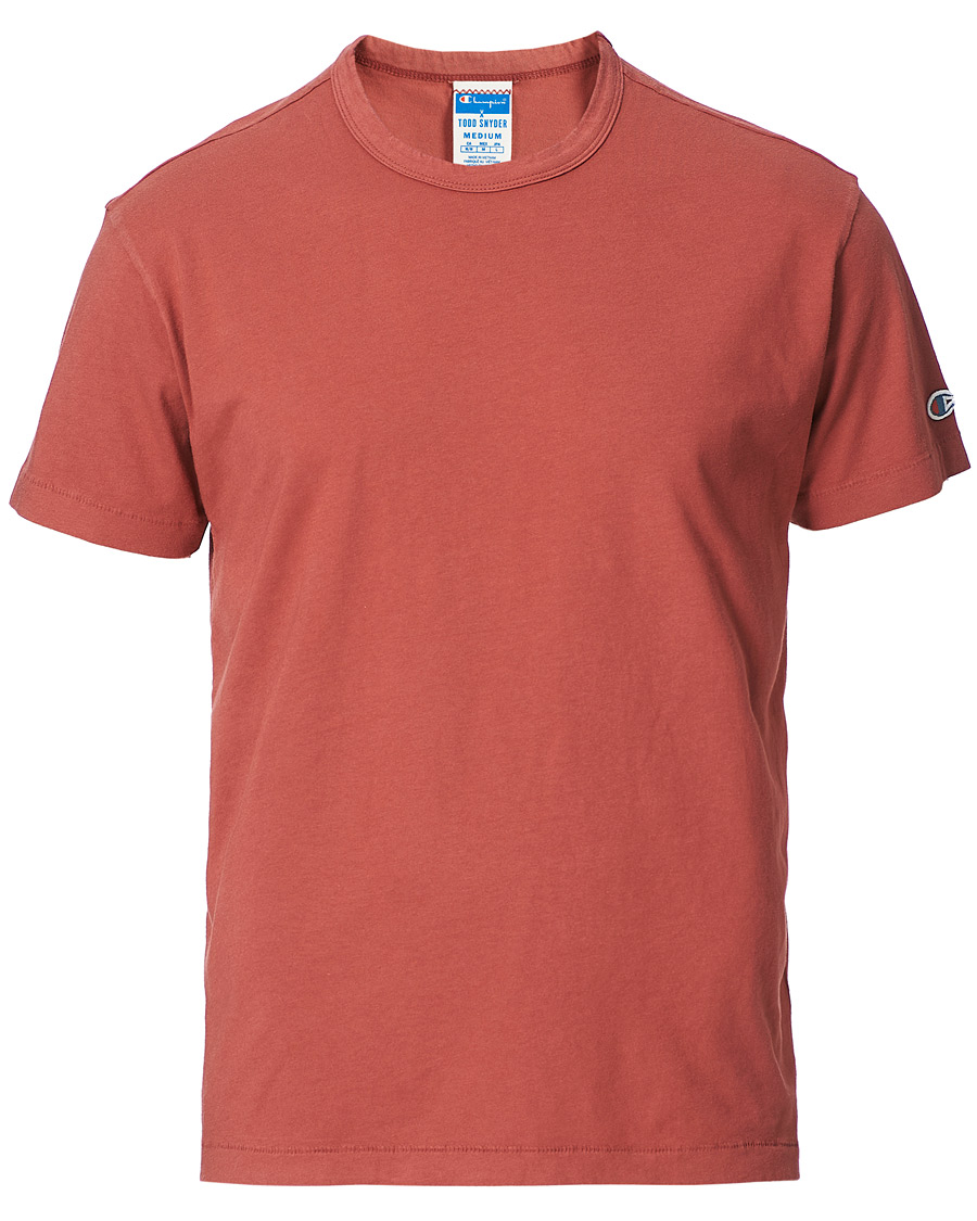 Herr | T-Shirts | Champion | Todd Snyder Light Cotton Jersey Tee Copper Red