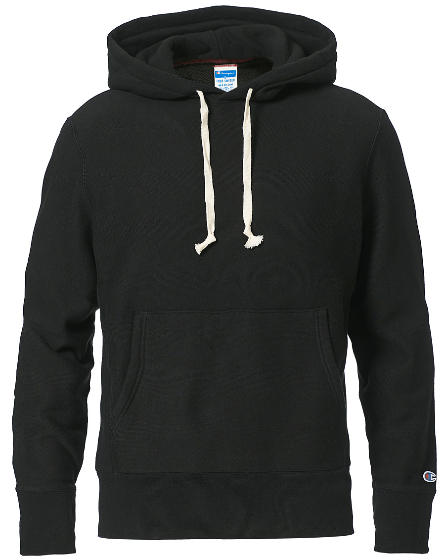 Herr | Tröjor | Champion | Todd Snyder Loose French Terry Hood Black