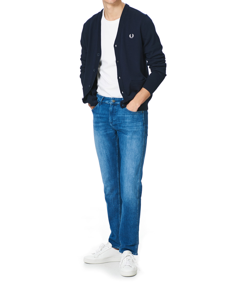 Herr | Tröjor | Fred Perry | Classic Cardigan Navy