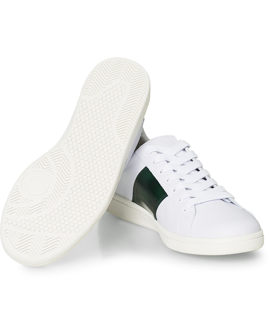 Herr | Fred Perry B721 Leather Branded Sneaker White | Fred Perry | B721 Leather Branded Sneaker White