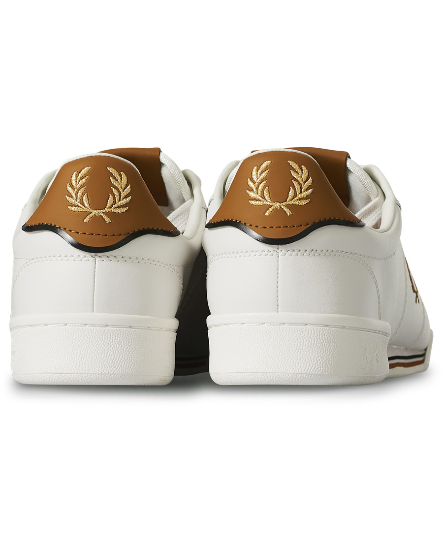 Herr | Fred Perry B722 Leather Sneaker Porcelain | Fred Perry | B722 Leather Sneaker Porcelain