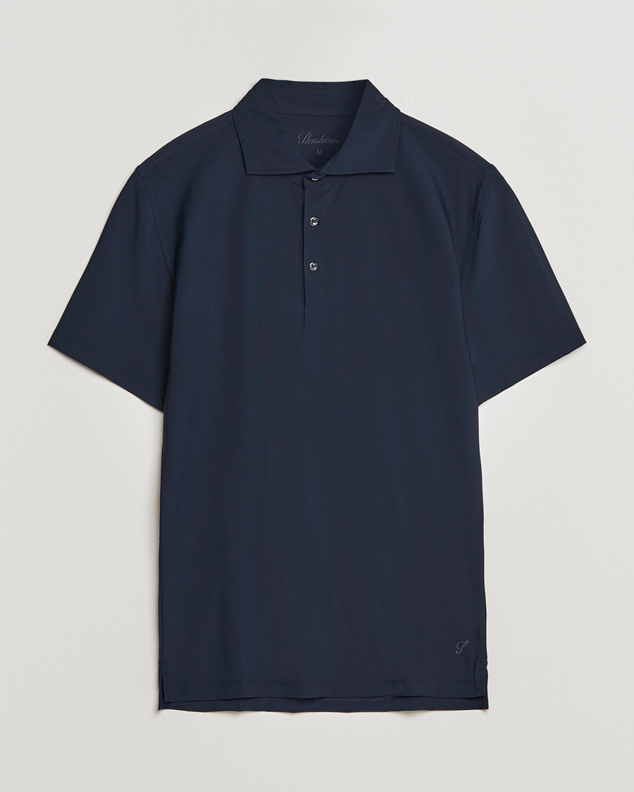 Herr | Pikéer | Stenströms | Active Jersey Sport Polo Navy