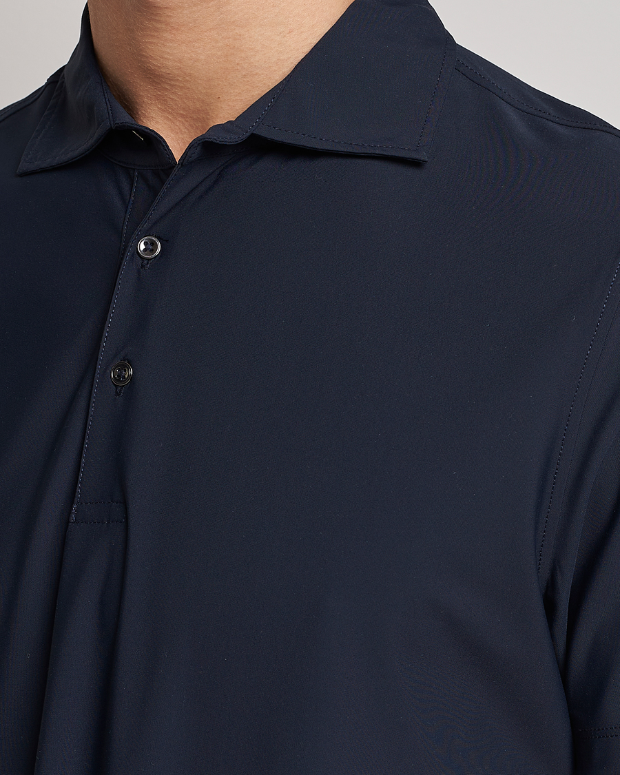 Herr | Pikéer | Stenströms | Active Jersey Sport Polo Navy