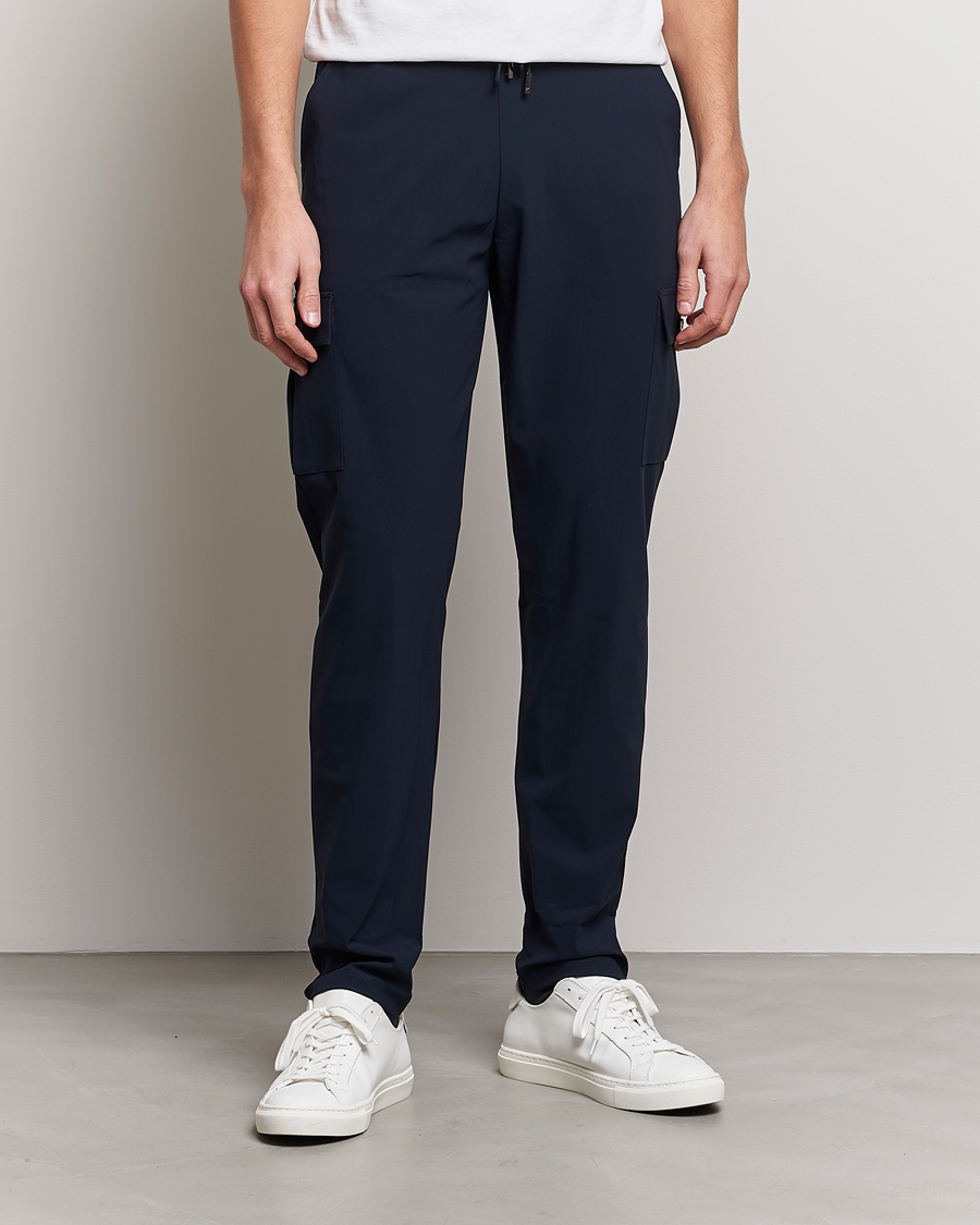 Herr |  | Stenströms | Active Jersey Leisure Cargo Pants Navy