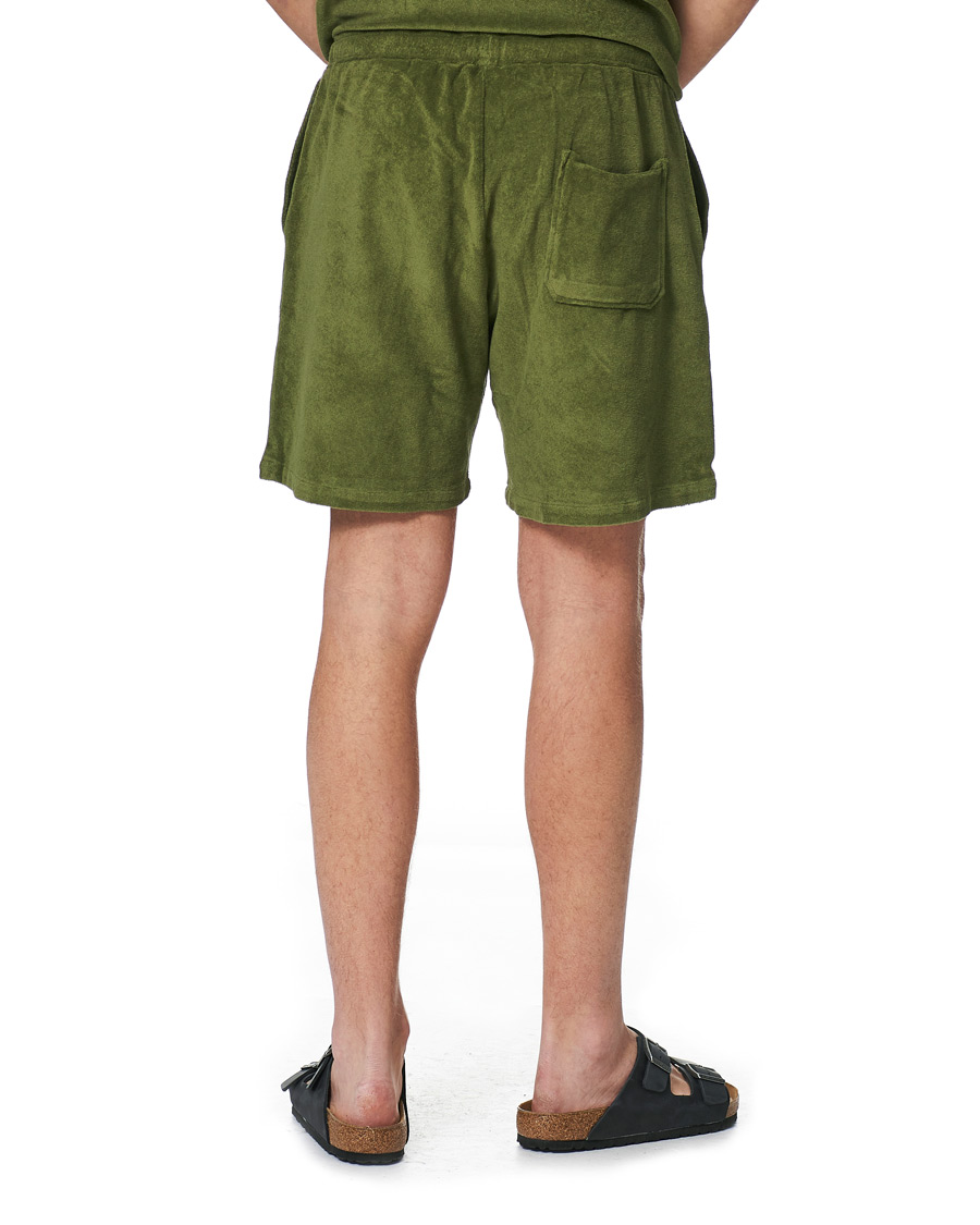 Herr | Shorts | Stenströms | Towelling Cotton Shorts Green