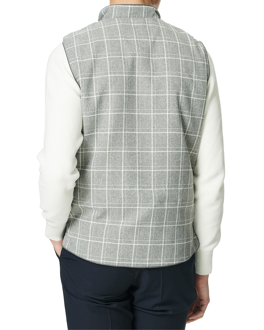 Herr | Jackor | Stenströms | Quilted Light Padded Vest Grey