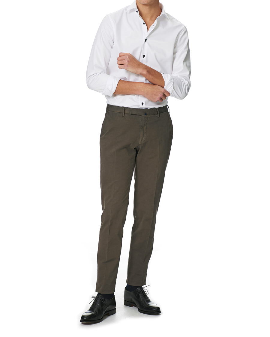 Herr | Skjortor | Stenströms | Slimline Cut Away Shirt White