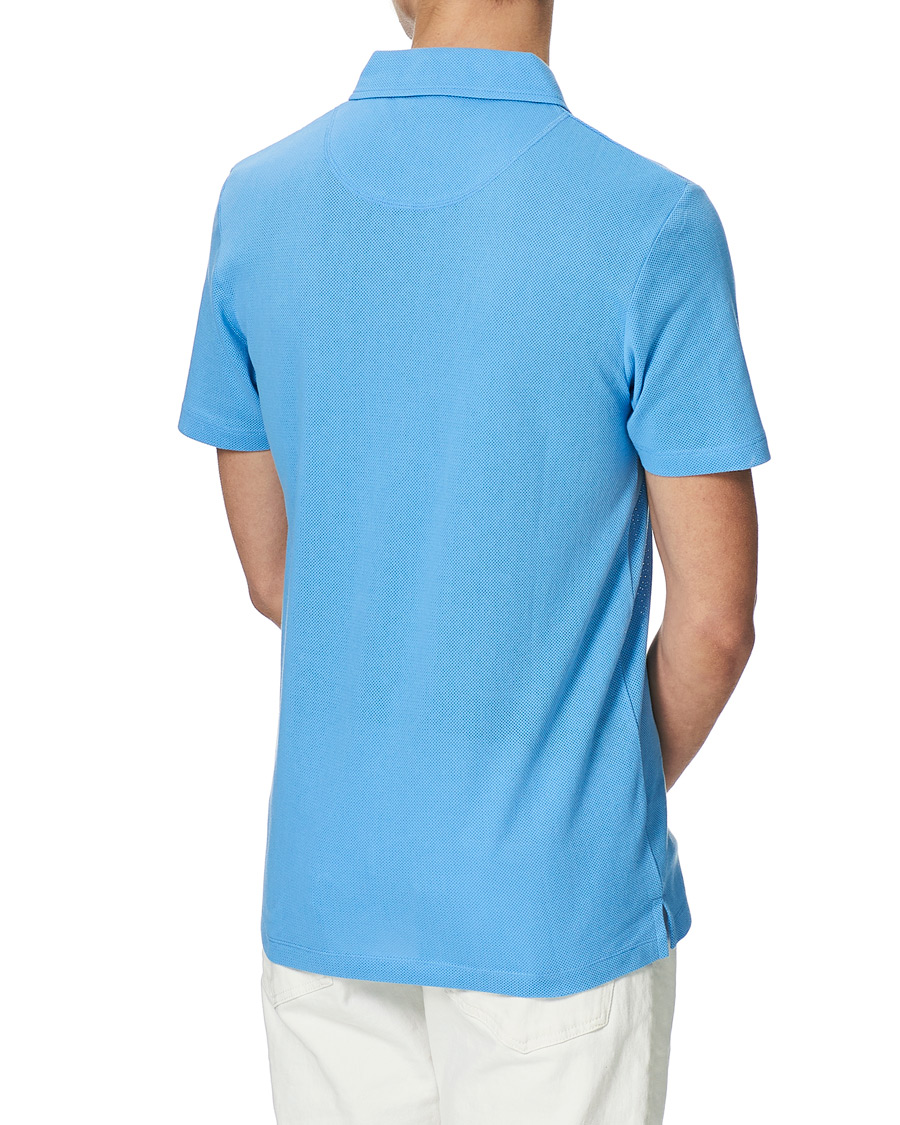 Herr | Pikéer | Sunspel | Riviera Polo Shirt Mid Blue