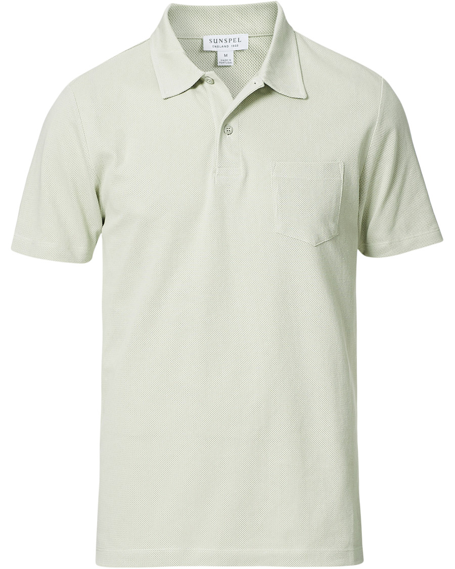 Herr | Pikéer | Sunspel | Riviera Polo Shirt Pistachio