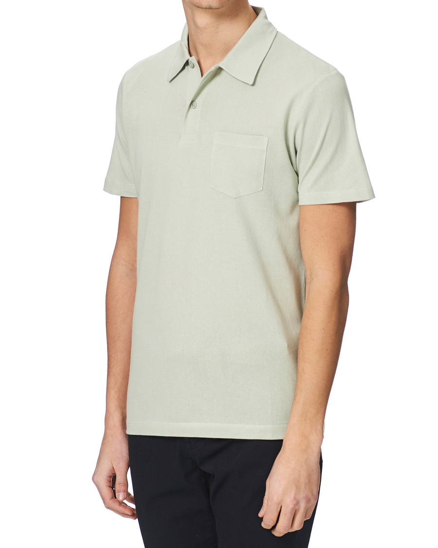 Herr | Pikéer | Sunspel | Riviera Polo Shirt Pistachio