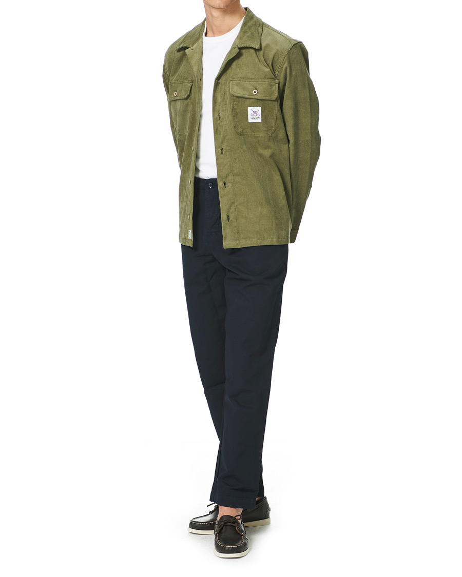 Herr | Skjortor | Howlin' | Summer Cord Pocket Overshirt Green