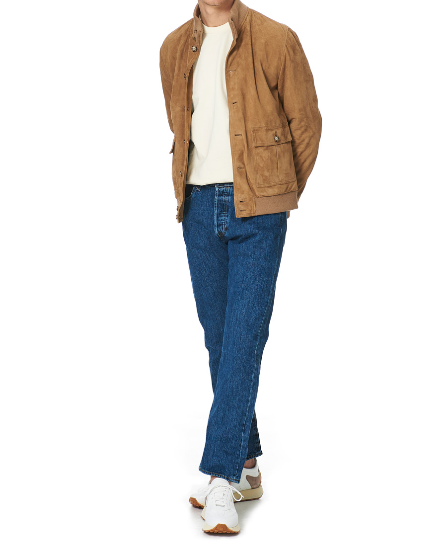 Herr | Jackor | Valstar | Valstarino Suede Jacket Light Brown