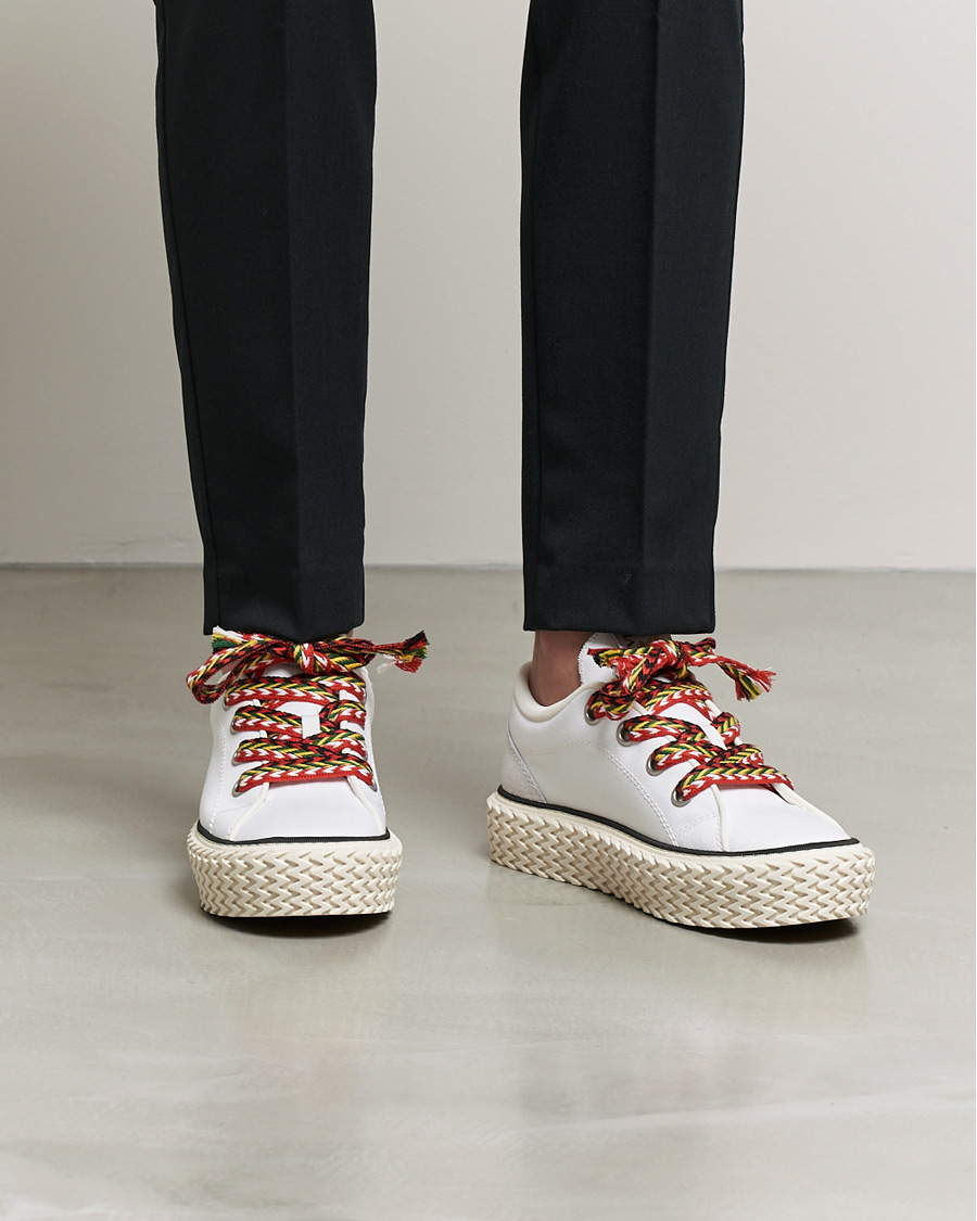 Herr | Lanvin Low Top Vulcanized Sneakers White | Lanvin | Low Top Vulcanized Sneakers White