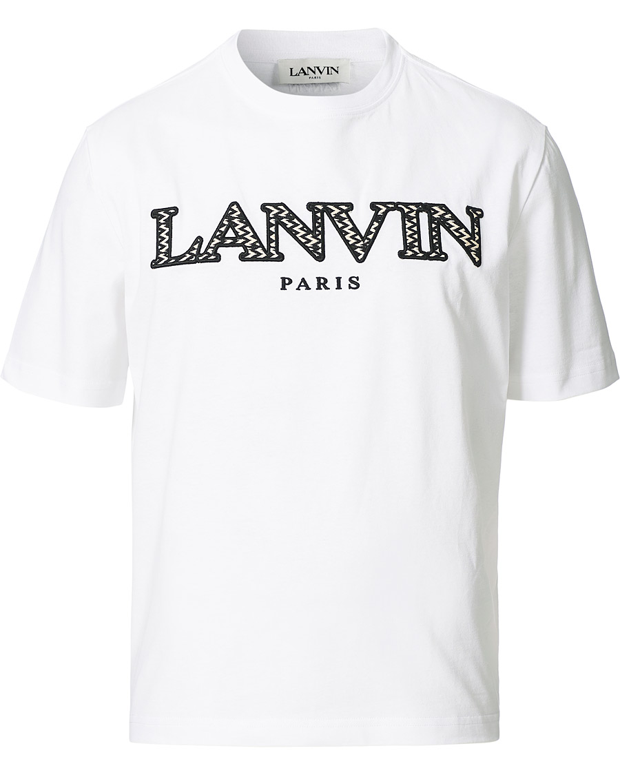 Herr | T-Shirts | Lanvin | Curb Logo T-Shirt Optic White