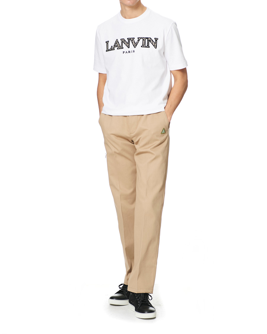 Herr | T-Shirts | Lanvin | Curb Logo T-Shirt Optic White