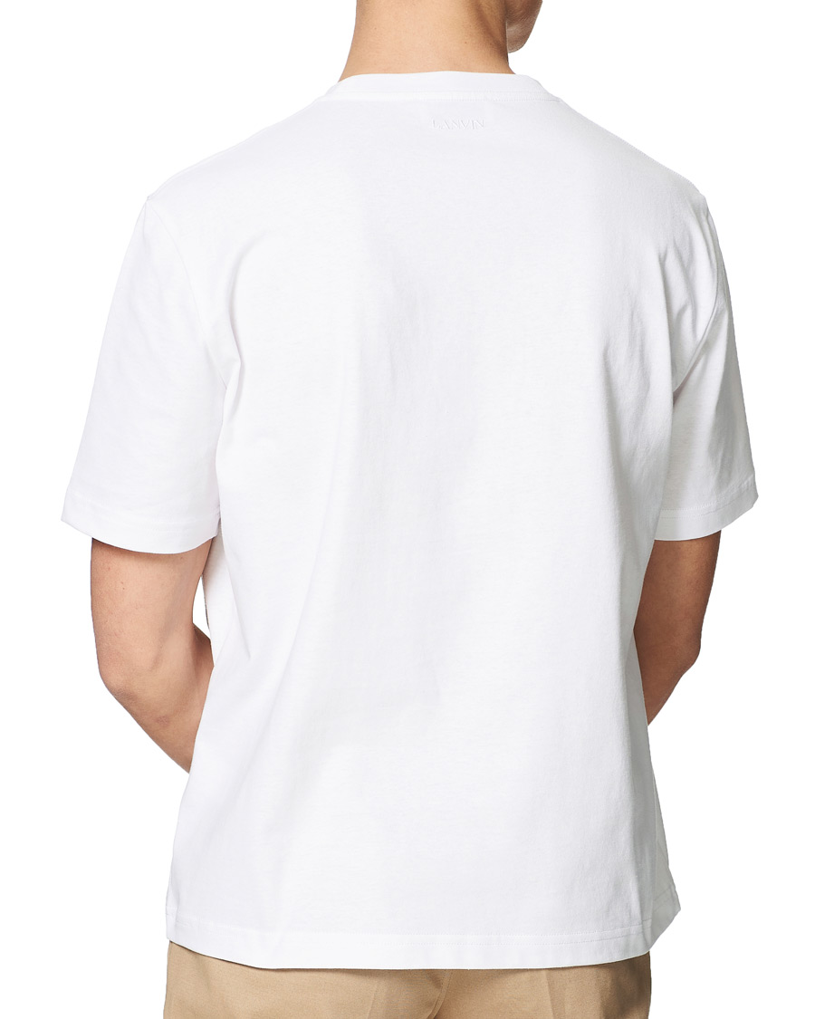 Herr | T-Shirts | Lanvin | Curb Logo T-Shirt Optic White
