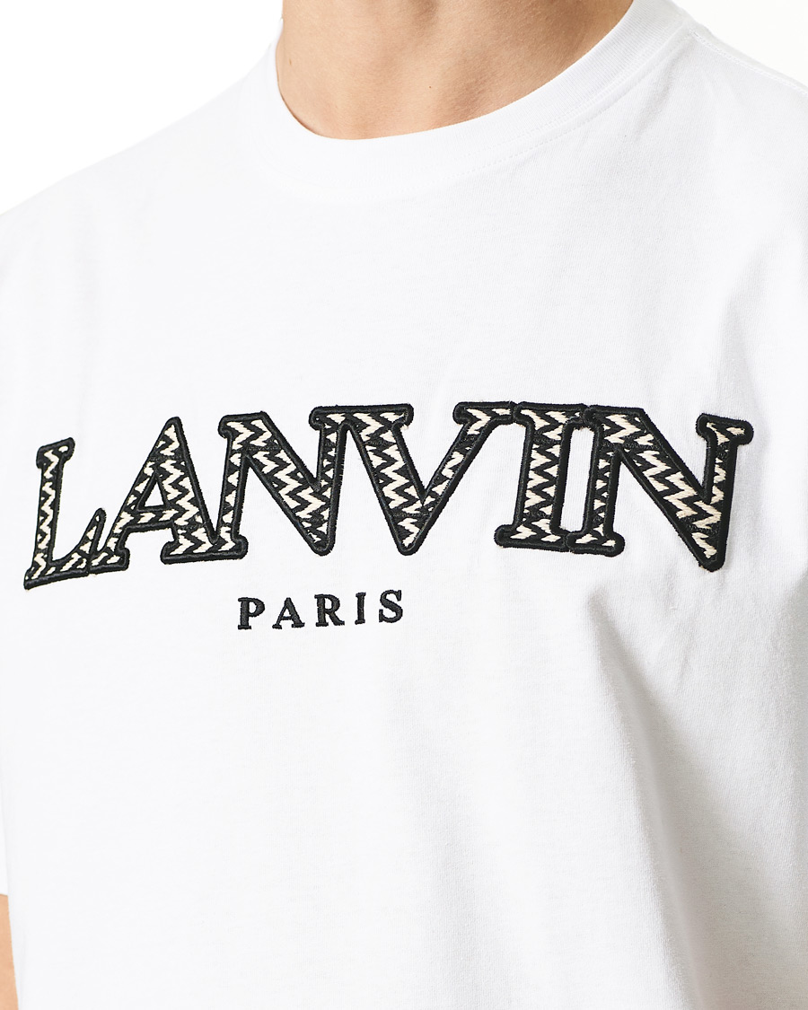 Herr | T-Shirts | Lanvin | Curb Logo T-Shirt Optic White