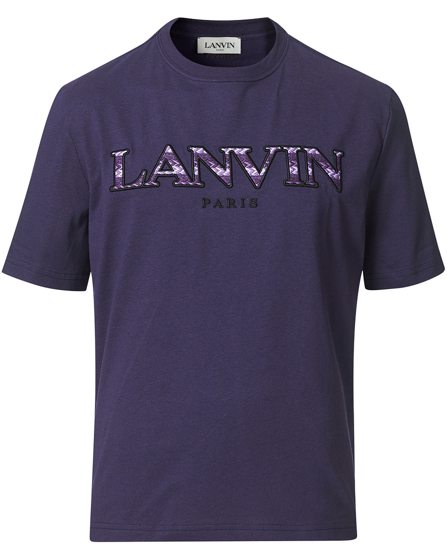 Herr | T-Shirts | Lanvin | Curb Logo T-Shirt Aged Purple