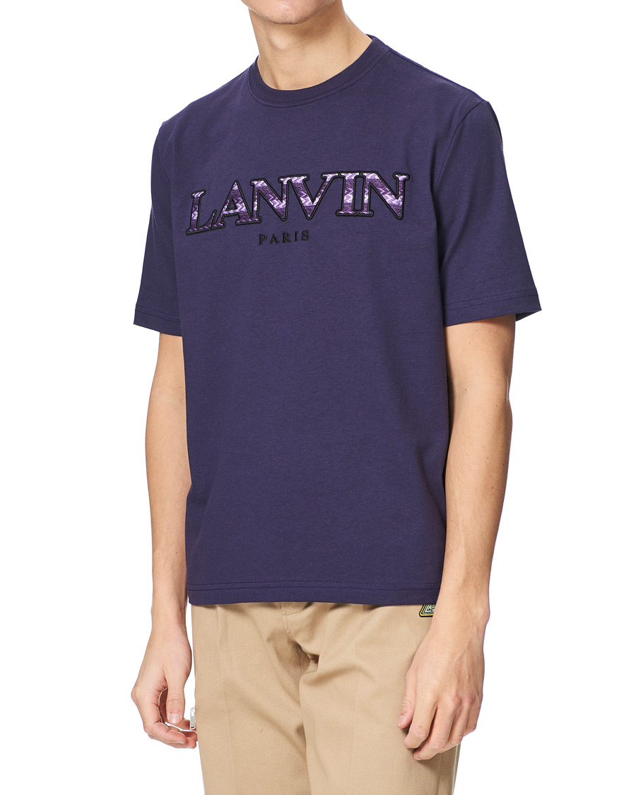 Herr | T-Shirts | Lanvin | Curb Logo T-Shirt Aged Purple