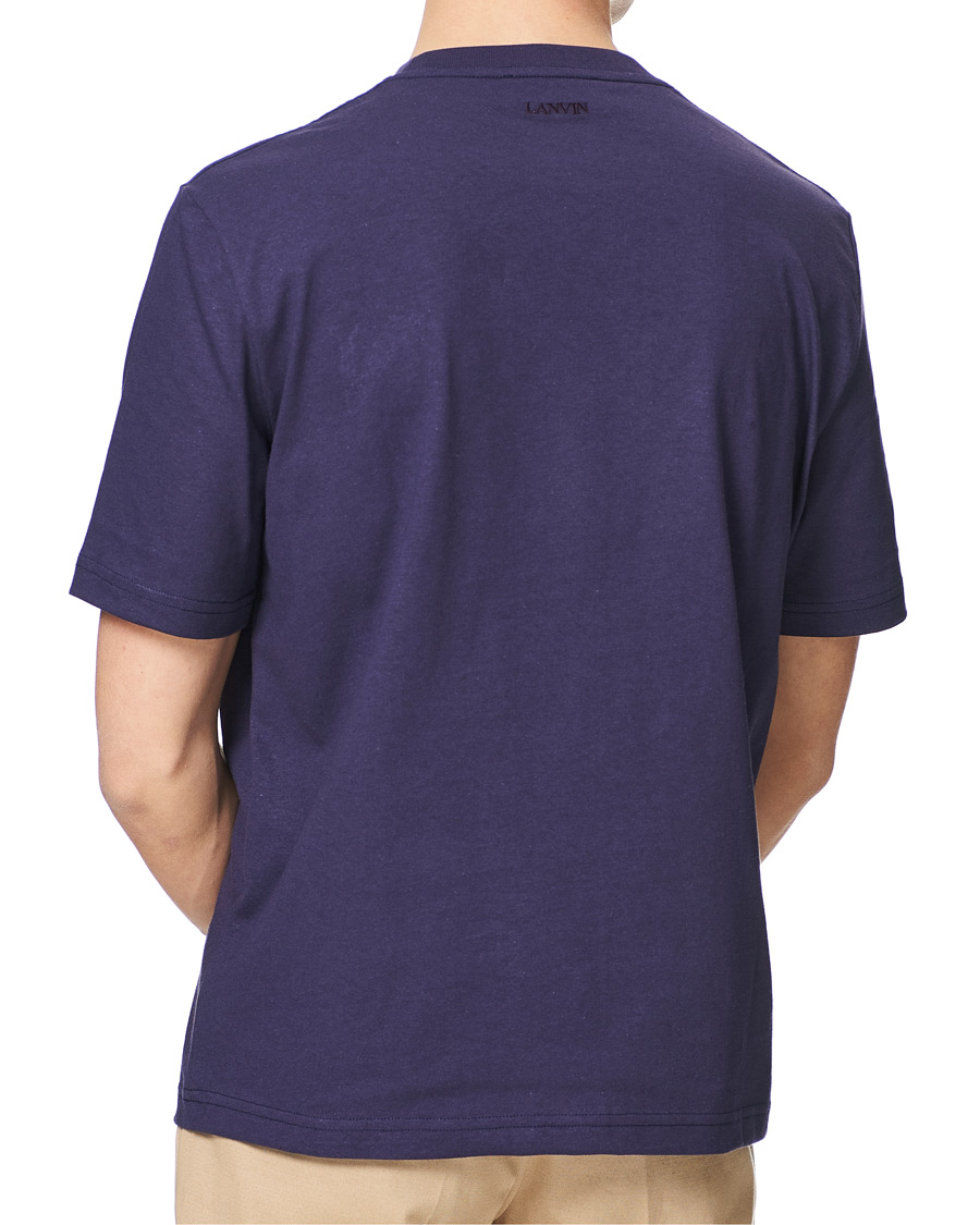 Herr | T-Shirts | Lanvin | Curb Logo T-Shirt Aged Purple