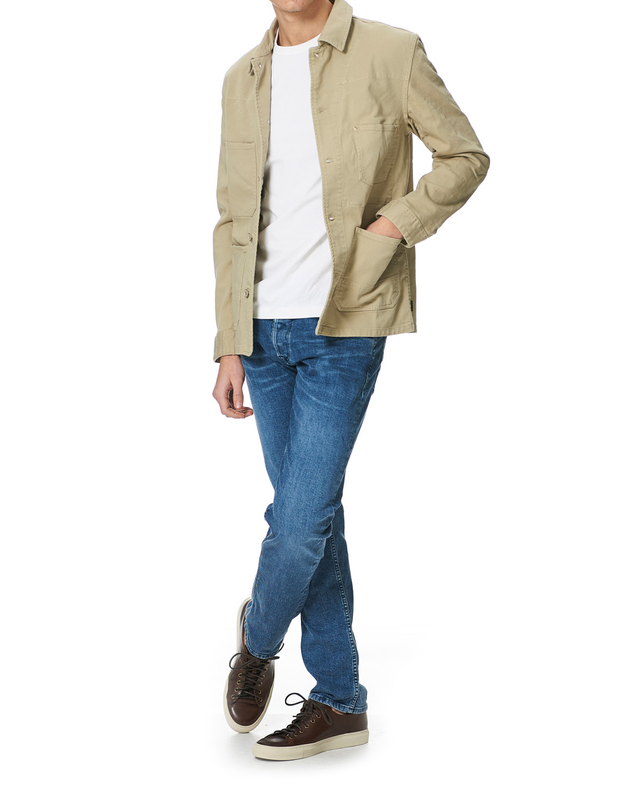 Herr | Jeans | Replay | Grover Straight Fit Clouds Jeans Medium Blue