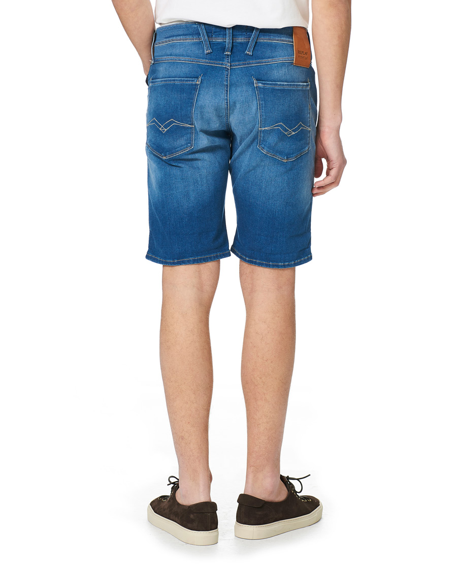 Herr | Shorts | Replay | Anbass Hyperflex Denim Shorts Medium Blue