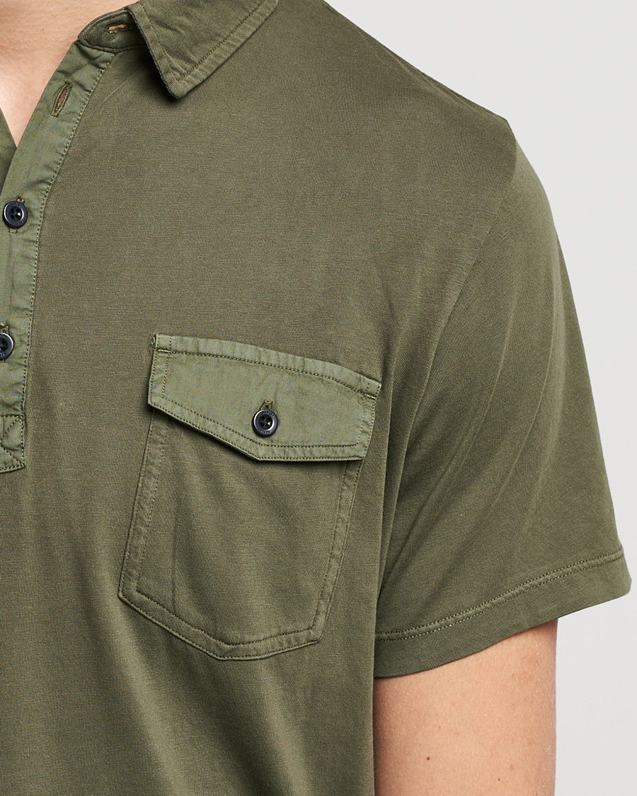Herr | Pikéer | Replay | Organic Cotton Jersey Polo Army Green