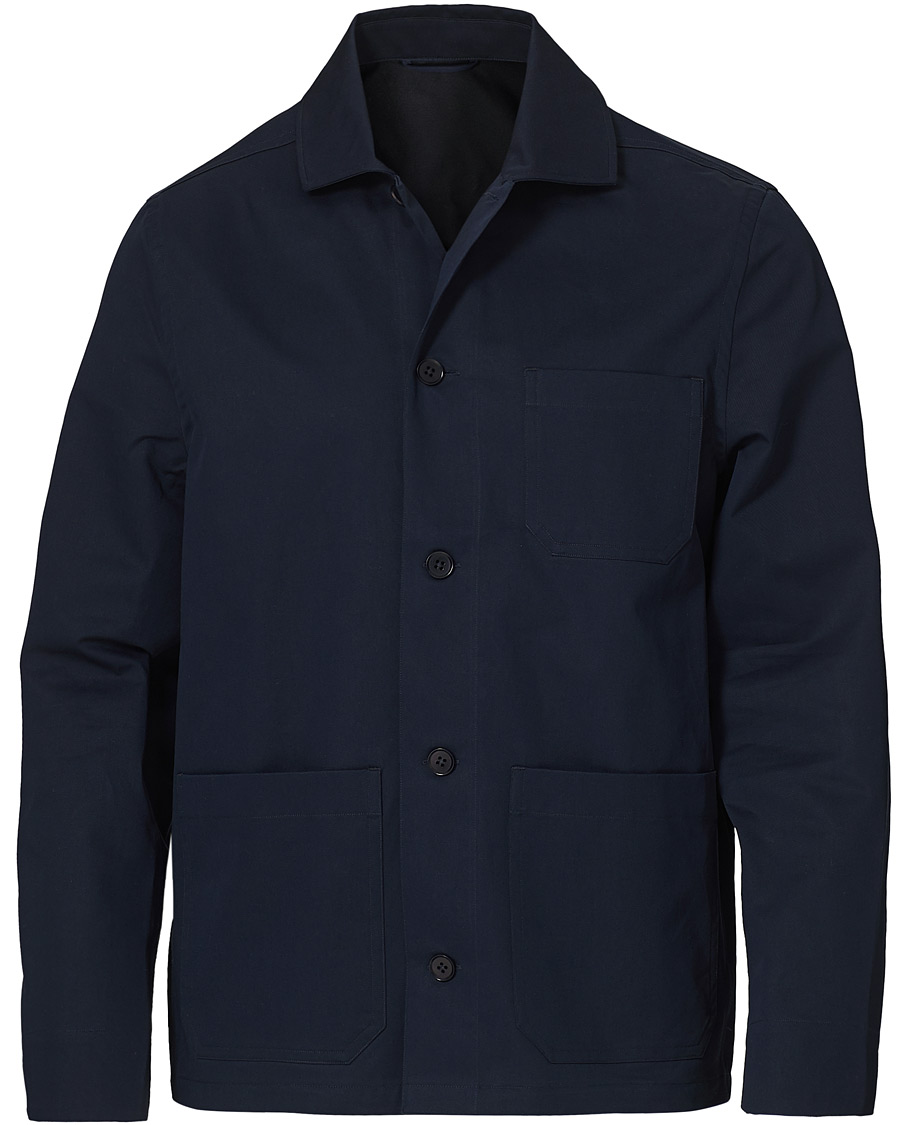 Herr | Skjortor | Filippa K | Louis Cotton Jacket Navy