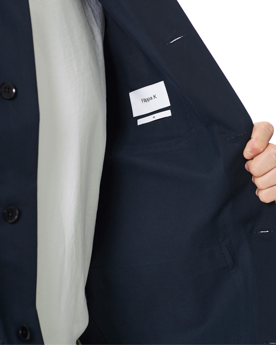 Herr | Skjortor | Filippa K | Louis Cotton Jacket Navy