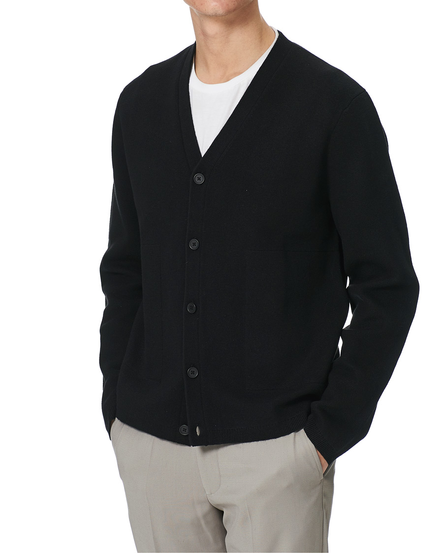 Herr | Tröjor | Filippa K | Aaron Cardigan Black