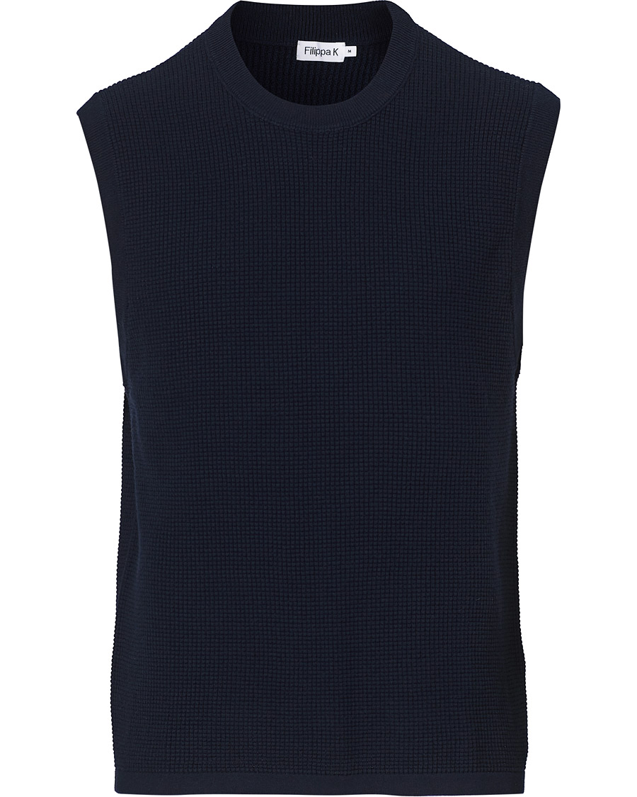 Herr | Tröjor | Filippa K | Gerald Vest Navy